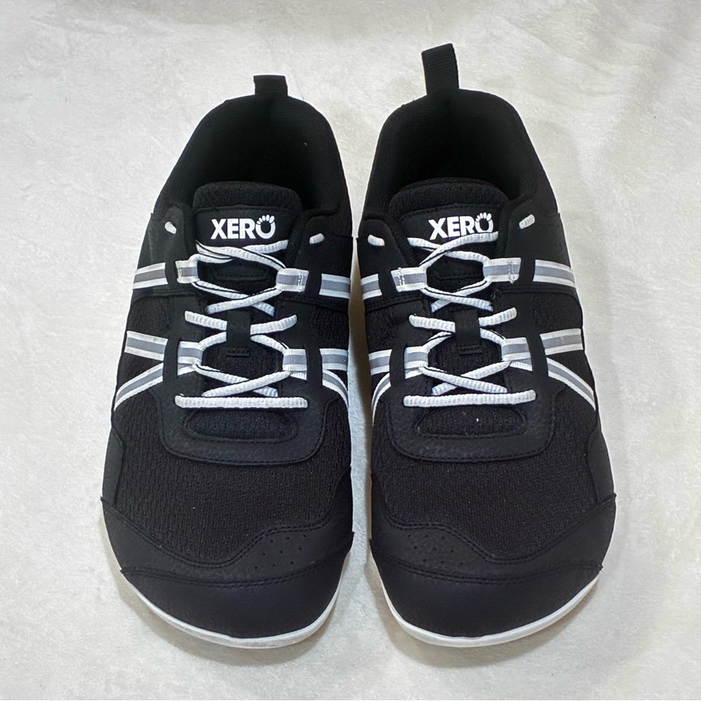 Xero Shoes Women’s Prio Minimalist Barefoot Running Shoes Black/White Size 9.5 - Picture 2 of 9